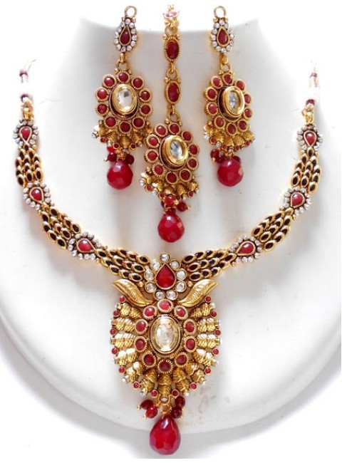 Polki Necklace Set